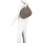 Tasche Suede Zinc, Farbe: taupe/khaki, Marke: Abro, EAN: 4061724118606, Abmessungen in cm: 34x27x10, Bild 3 von 7