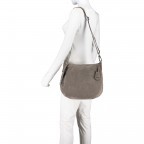 Tasche Suede Zinc, Farbe: taupe/khaki, Marke: Abro, EAN: 4061724118606, Abmessungen in cm: 34x27x10, Bild 4 von 7