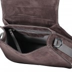 Umhängetasche Suede Dark Grey, Farbe: grau, Marke: Abro, EAN: 4061724096256, Abmessungen in cm: 24x13x9, Bild 6 von 6