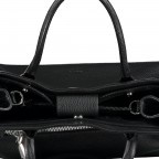 Handtasche Adria Black Nickel, Farbe: schwarz, Marke: Abro, EAN: 4061724126694, Abmessungen in cm: 32x22x14, Bild 9 von 9