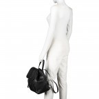 Rucksack Adria Black Nickel, Farbe: schwarz, Marke: Abro, EAN: 4061724123211, Abmessungen in cm: 25x29x16, Bild 5 von 6