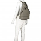 Rucksack Bergen X-Change M 3-in-1-Funktion Taupe, Farbe: taupe/khaki, Marke: Jost, EAN: 4025307760859, Abmessungen in cm: 33x44x12, Bild 6 von 9