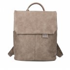 Rucksack Mademoiselle MR8 Canvas Taupe, Farbe: taupe/khaki, Marke: Zwei, EAN: 4250257920378, Abmessungen in cm: 24x29x13, Bild 1 von 6