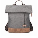 Rucksack Olli O25 Stone, Farbe: anthrazit, Marke: Zwei, EAN: 4250257919297, Abmessungen in cm: 37x41x18, Bild 1 von 5