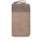 Geldbörse Eva Wallet EV2 Canvas Korn, Farbe: cognac, Marke: Zwei, EAN: 4250257919723, Abmessungen in cm: 19x11x3, Bild 1 von 4