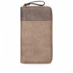 Geldbörse Eva Wallet EV2 Canvas Korn, Farbe: cognac, Marke: Zwei, EAN: 4250257919723, Abmessungen in cm: 19x11x3, Bild 1 von 6