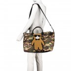 Weekender Bullocklane Camouflage Bear, Farbe: grün/oliv, Marke: Stuff Maker, EAN: 4251578303161, Abmessungen in cm: 58x35x21, Bild 5 von 6