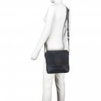 Umhängetasche Goldhawk Shoulderbag SVF Dark Blue, Farbe: blau/petrol, Marke: Strellson, EAN: 4053533599264, Abmessungen in cm: 25x25x10, Bild 3 von 4