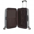 Koffer lite-cube Spinner 68 Silver, Farbe: grau, Marke: Samsonite, EAN: 5414847924477, Abmessungen in cm: 45x68x25.5, Bild 3 von 8