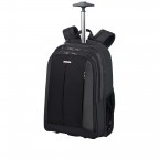 Laptoptasche Guardit 2.0 Backpack Wheels 15.6 Zoll mit Smart Sleeve Black, Farbe: schwarz, Marke: Samsonite, EAN: 5414847909375, Abmessungen in cm: 33.5x48x20, Bild 2 von 13
