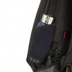 Laptoptasche Guardit 2.0 Backpack Wheels 15.6 Zoll mit Smart Sleeve Black, Farbe: schwarz, Marke: Samsonite, EAN: 5414847909375, Abmessungen in cm: 33.5x48x20, Bild 10 von 13