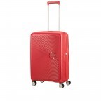 Trolley Soundbox 4-Rollen 67 cm Coral Red, Farbe: rot/weinrot, Marke: American Tourister, EAN: 5414847961410, Abmessungen in cm: 46.5x67x29, Bild 2 von 9