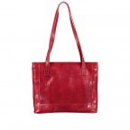 Shopper Toscana Rot, Farbe: rot/weinrot, Marke: Hausfelder Manufaktur, EAN: 4065646000278, Abmessungen in cm: 38x31x7, Bild 1 von 6