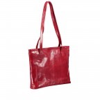 Shopper Toscana Rot, Farbe: rot/weinrot, Marke: Hausfelder Manufaktur, EAN: 4065646000278, Abmessungen in cm: 38x31x7, Bild 2 von 6