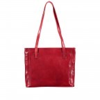 Shopper Toscana Rot, Farbe: rot/weinrot, Marke: Hausfelder Manufaktur, EAN: 4065646000278, Abmessungen in cm: 38x31x7, Bild 3 von 6