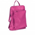 Rucksack / Umhängetasche Dollaro Fuchsia, Farbe: rosa/pink, Marke: Hausfelder Manufaktur, EAN: 4065646014084, Abmessungen in cm: 29x38x11, Bild 2 von 5