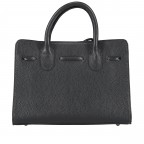 Handtasche Dollaro Schwarz, Farbe: schwarz, Marke: Hausfelder Manufaktur, EAN: 4065646003521, Abmessungen in cm: 28.5x21x12, Bild 3 von 7
