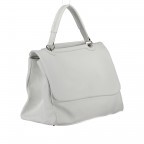 Handtasche Dollaro Weiß, Farbe: weiß, Marke: Hausfelder Manufaktur, Abmessungen in cm: 29x22x12, Bild 2 von 8