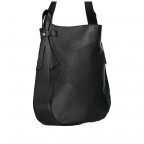 Beuteltasche Dollaro Schwarz, Farbe: schwarz, Marke: Hausfelder Manufaktur, Abmessungen in cm: 36x37.5x9, Bild 2 von 5