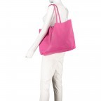 Shopper Dollaro Fuchsia, Farbe: rosa/pink, Marke: Hausfelder Manufaktur, EAN: 4065646003781, Abmessungen in cm: 38x31.5x12, Bild 4 von 7