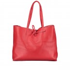 Shopper Dollaro Hellrot, Farbe: rot/weinrot, Marke: Hausfelder Manufaktur, EAN: 4065646003804, Abmessungen in cm: 38x31.5x12, Bild 3 von 5