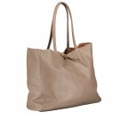 Shopper Dollaro Taupe, Farbe: taupe/khaki, Marke: Hausfelder Manufaktur, EAN: 4065646003828, Abmessungen in cm: 38x31.5x12, Bild 2 von 5