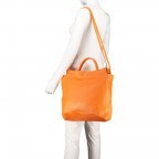 Handtasche Dollaro Orange, Farbe: orange, Marke: Hausfelder Manufaktur, EAN: 4065646003699, Abmessungen in cm: 33x37x10, Bild 5 von 7