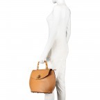 Handtasche Camel, Farbe: cognac, Marke: Hausfelder Manufaktur, Bild 4 von 7