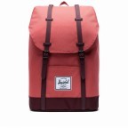 Rucksack Retreat Rubber Straps Volumen 18 Liter Mineral Red Plum, Farbe: rot/weinrot, Marke: Herschel, EAN: 0828432314386, Abmessungen in cm: 34x46x12, Bild 1 von 5