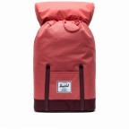 Rucksack Retreat Rubber Straps Volumen 18 Liter Mineral Red Plum, Farbe: rot/weinrot, Marke: Herschel, EAN: 0828432314386, Abmessungen in cm: 34x46x12, Bild 2 von 5