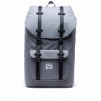 Rucksack Little America einfarbig Volumen 23 Liter Grey Black, Farbe: grau, Marke: Herschel, EAN: 0828432314515, Abmessungen in cm: 28.56x49.9x17.78, Bild 1 von 5