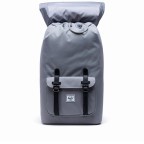 Rucksack Little America einfarbig Volumen 23 Liter Grey Black, Farbe: grau, Marke: Herschel, EAN: 0828432314515, Abmessungen in cm: 28.56x49.9x17.78, Bild 5 von 5