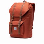 Rucksack Little America einfarbig Volumen 23 Liter Picante Crosshatch, Farbe: orange, Marke: Herschel, EAN: 0828432314553, Abmessungen in cm: 28.56x49.9x17.78, Bild 3 von 4