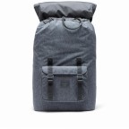 Rucksack Little America Light Volumen 14 Liter Raven Crosshatch, Farbe: grau, Marke: Herschel, EAN: 0828432315819, Abmessungen in cm: 28x43x12, Bild 5 von 5