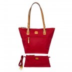 Shopper X-BAG & X-Travel 3 in 1 Größe M Chianti, Farbe: rot/weinrot, Marke: Brics, EAN: 8016623123714, Abmessungen in cm: 30x26x16, Bild 8 von 8