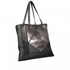 Shopper Schwarz Silber, Farbe: metallic, Marke: Love Moschino, EAN: 8059610239180, Bild 3 von 8
