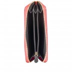 Geldbörse Rot, Farbe: rot/weinrot, Marke: Love Moschino, EAN: 8059610638501, Abmessungen in cm: 19.5x10x3, Bild 4 von 4