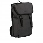 Rucksack RS46 mit Laptopfach 15 Zoll Anthra Black, Farbe: anthrazit, Marke: Franky, EAN: 4251672707421, Abmessungen in cm: 27x46x12, Bild 2 von 6