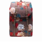 Rucksack Retreat Rubber Straps Volumen 18 Liter Vintage Floral Pine Bark, Farbe: bunt, Marke: Herschel, EAN: 0828432339525, Abmessungen in cm: 34x46x12, Bild 1 von 5