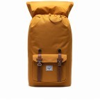 Rucksack Little America einfarbig Volumen 23 Liter Buckthorn Brown, Farbe: gelb, Marke: Herschel, EAN: 0828432339587, Abmessungen in cm: 28.56x49.9x17.78, Bild 2 von 4