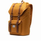 Rucksack Little America einfarbig Volumen 23 Liter Buckthorn Brown, Farbe: gelb, Marke: Herschel, EAN: 0828432339587, Abmessungen in cm: 28.56x49.9x17.78, Bild 3 von 4