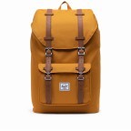 Rucksack Little America Medium einfarbig Volumen 14 Liter Buckthorn Brown, Farbe: gelb, Marke: Herschel, EAN: 0828432340248, Abmessungen in cm: 28x43x12, Bild 1 von 4