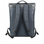 Rucksack Japan Osaka Blueberry, Farbe: blau/petrol, Marke: Aunts & Uncles, EAN: 4250394950917, Abmessungen in cm: 28x47x12, Bild 4 von 11