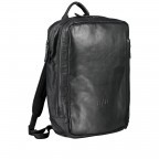 Rucksack Japan Nagoya Black, Farbe: schwarz, Marke: Aunts & Uncles, EAN: 4250394951051, Abmessungen in cm: 28x42x14, Bild 2 von 12
