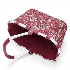 Einkaufskorb Carrybag Paisley Ruby, Farbe: rot/weinrot, Marke: Reisenthel, EAN: 4012013712944, Abmessungen in cm: 48x29x28, Bild 3 von 5