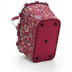 Einkaufskorb Carrybag Paisley Ruby, Farbe: rot/weinrot, Marke: Reisenthel, EAN: 4012013712944, Abmessungen in cm: 48x29x28, Bild 4 von 5