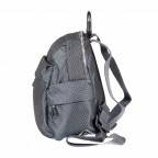 Rucksack MD20 QMTT1 Steel, Farbe: grau, Marke: Mandarina Duck, EAN: 8032803708021, Abmessungen in cm: 23.5x28x12, Bild 3 von 7