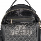 Rucksack Borsa Schwarz, Farbe: schwarz, Marke: Love Moschino, EAN: 8059610667402, Abmessungen in cm: 22x26.5x9, Bild 6 von 6