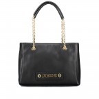 Shopper Borsa Grain Small Schwarz, Farbe: schwarz, Marke: Love Moschino, EAN: 8059610660472, Abmessungen in cm: 32x24x11, Bild 1 von 6