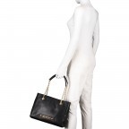 Shopper Borsa Grain Small Schwarz, Farbe: schwarz, Marke: Love Moschino, EAN: 8059610660472, Abmessungen in cm: 32x24x11, Bild 5 von 6